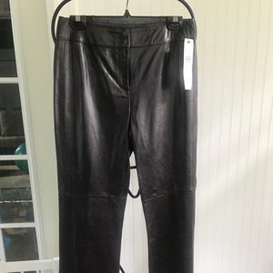 Anne Klein Genuine Leather Pants